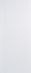 Modica White Composite External Door